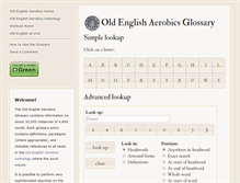 Tablet Screenshot of glossary.oldenglishaerobics.net